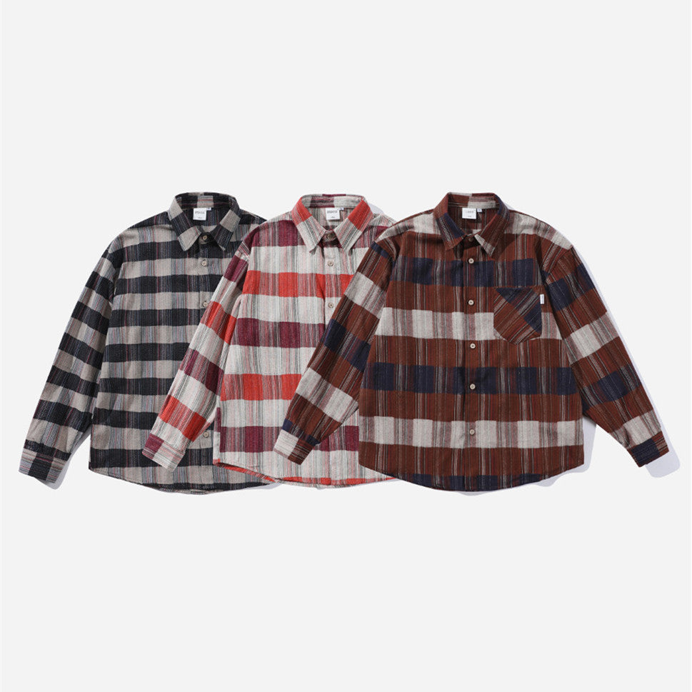 Retro Loose Long Sleeve Shirt