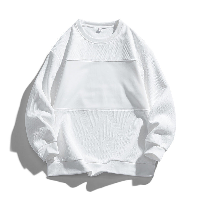 Simple And Versatile Casual Hoodless Pullover Sweater