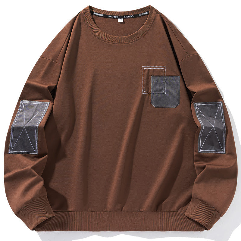Round Neck Spring And Autumn Men's Top