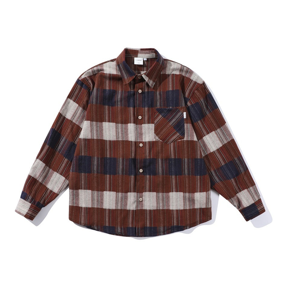 Retro Loose Long Sleeve Shirt