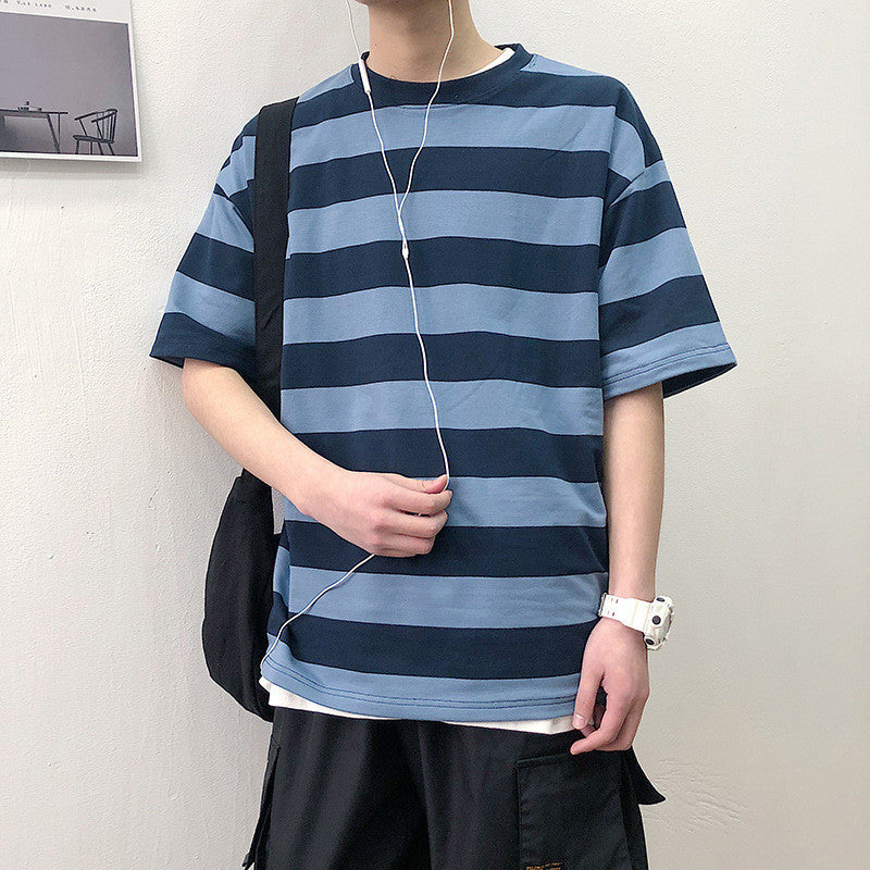 Short Sleeve T-shirt All-match Loose Round Neck