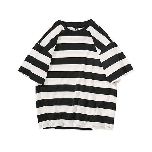 Short Sleeve T-shirt All-match Loose Round Neck