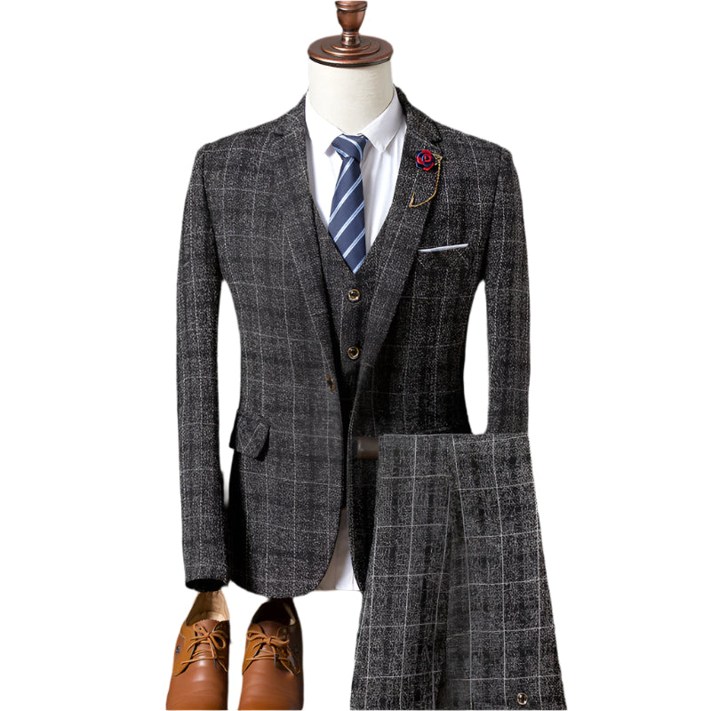 Men 3 Pieces Suit Set Men Wedding Suits Groom Tuxedos