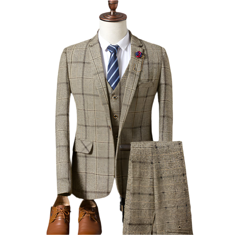 Men 3 Pieces Suit Set Men Wedding Suits Groom Tuxedos