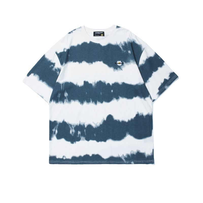 Retro Casual Loose Round Neck Half Sleeve T-shirt
