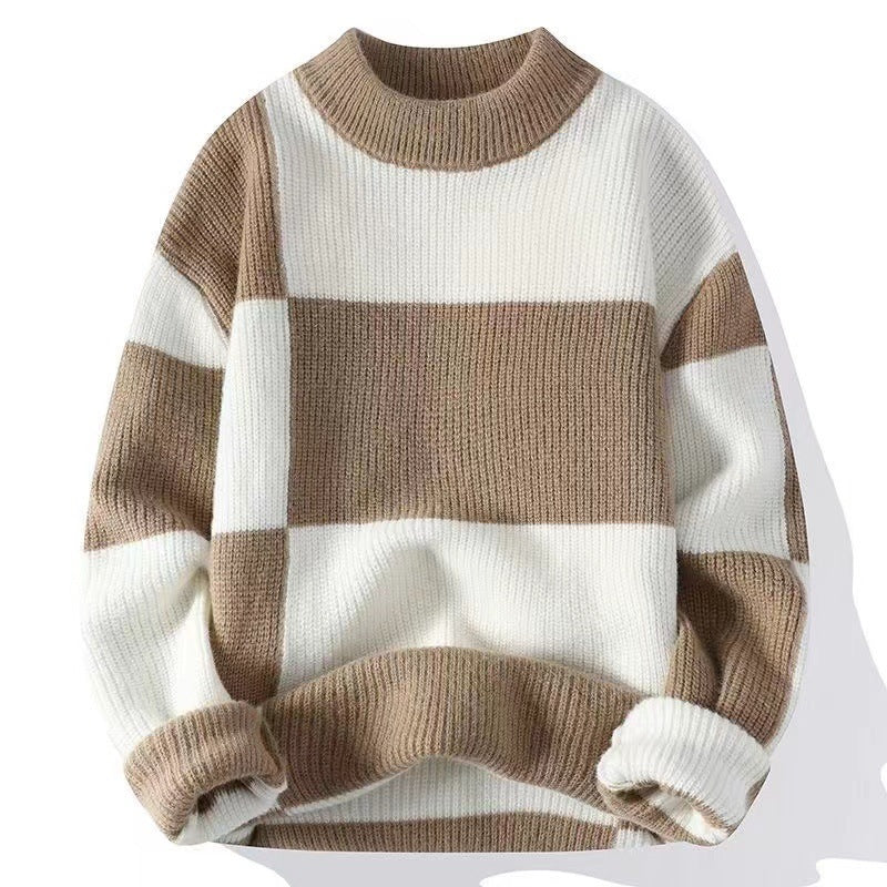Men's FallWinter Half Turtleneck Knitted Bottoming Shirt