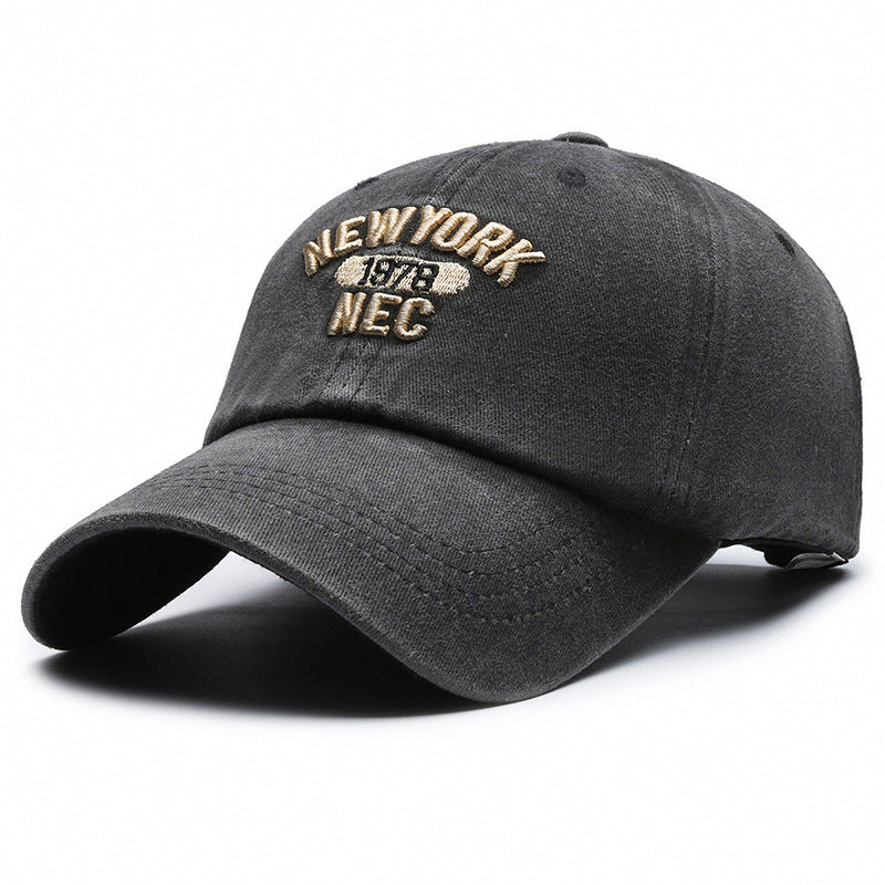 Three-dimensional Letter Cap Men