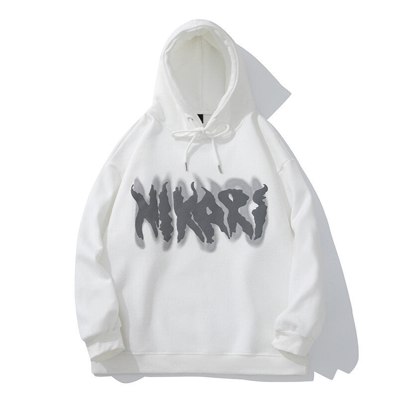 Street Fashion Men's Printed Loose Sweater