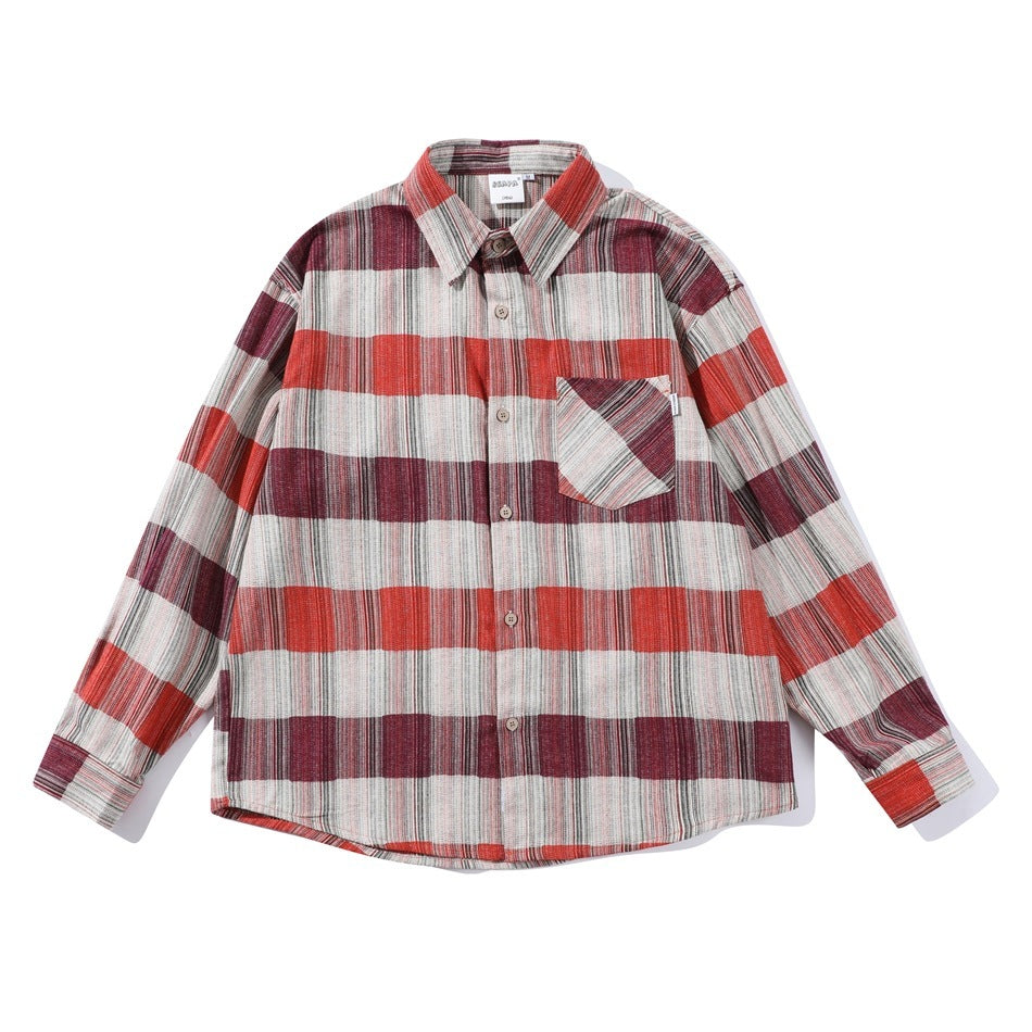 Retro Loose Long Sleeve Shirt