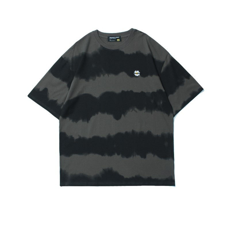Retro Casual Loose Round Neck Half Sleeve T-shirt
