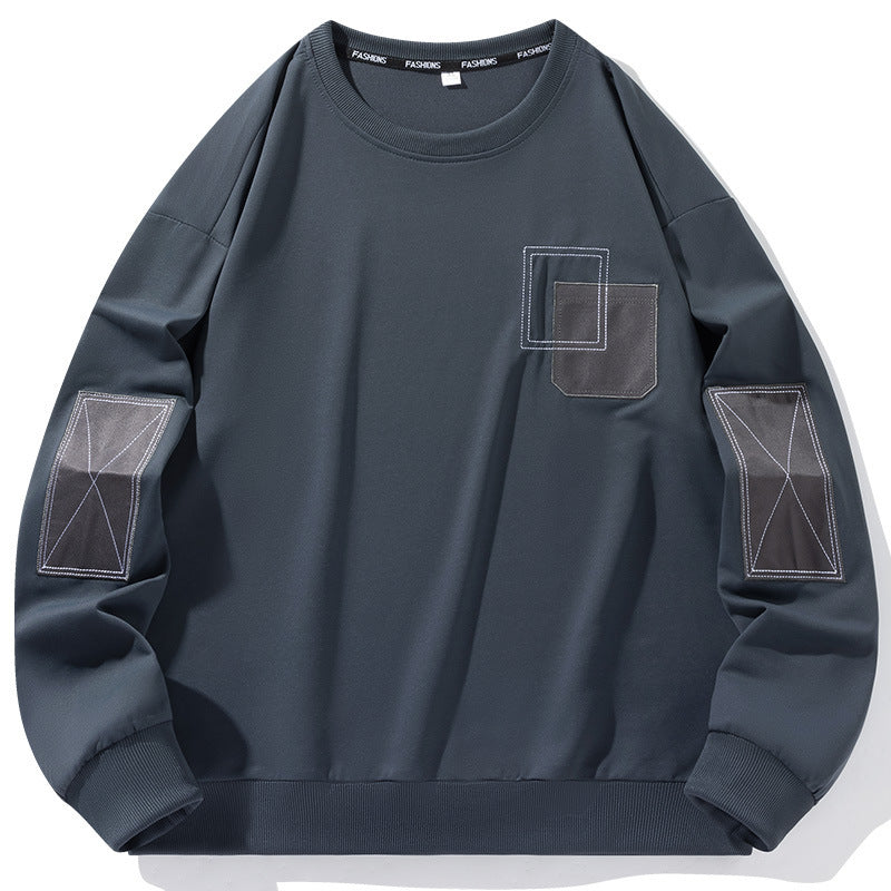 Round Neck Spring And Autumn Men's Top