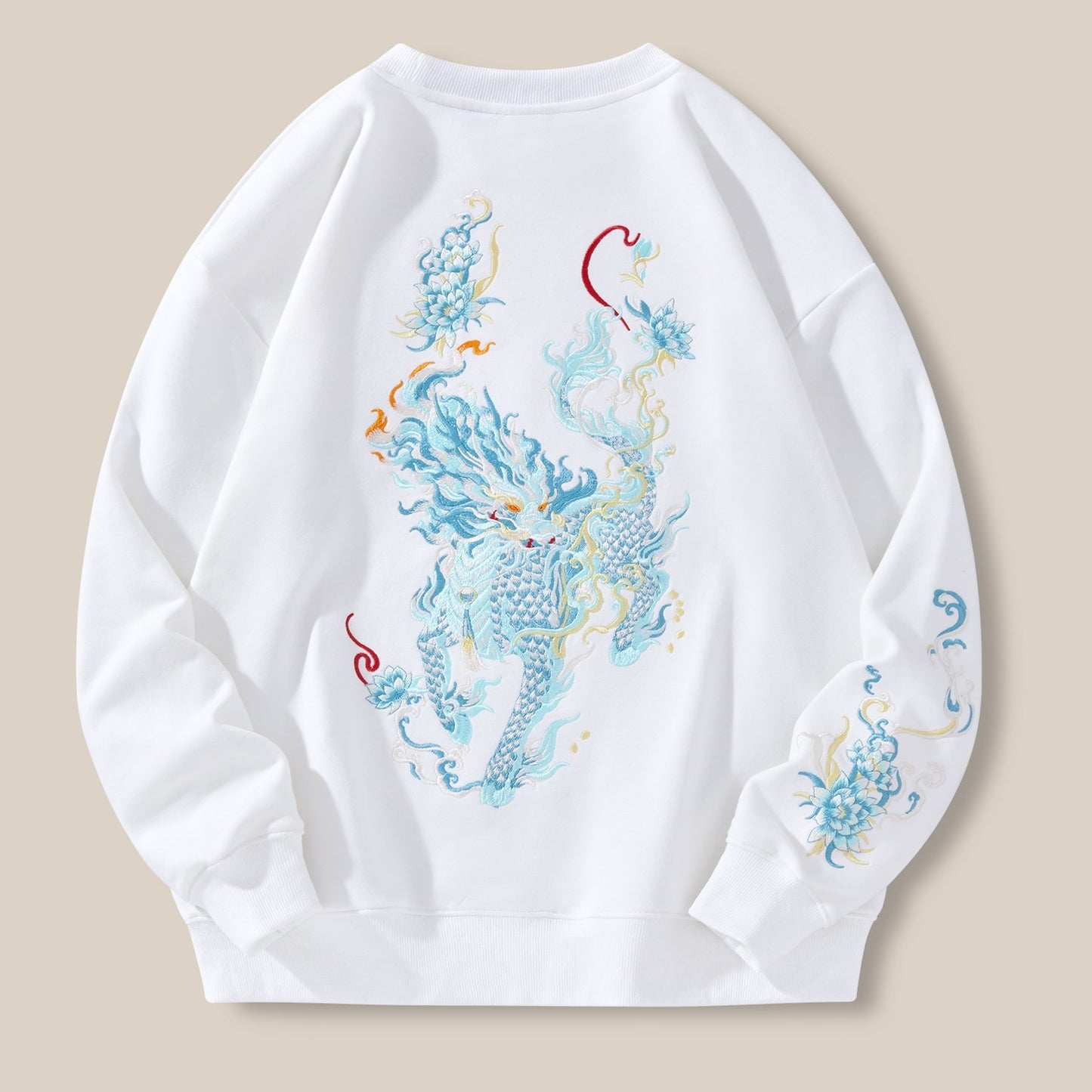 Cotton Loose Embroidery Men's New Hoodie