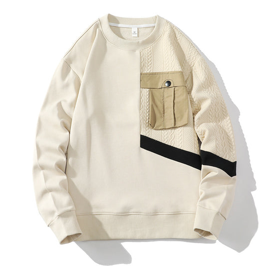 American Retro Crew Neck Long-sleeved sweater