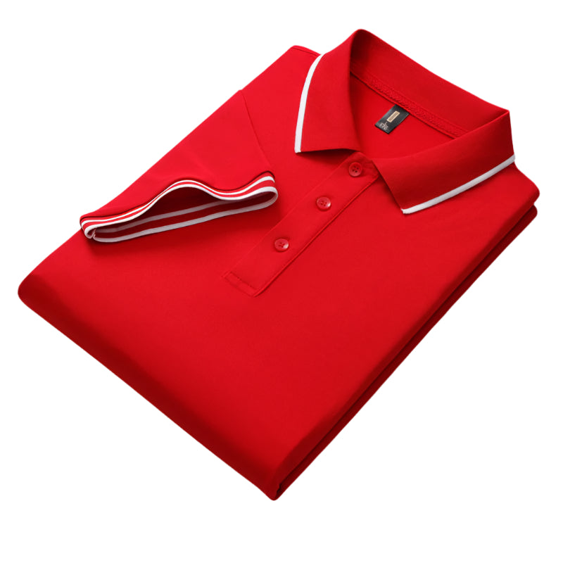 Men's Polo Shirt Lapel T-shirt Summer Short Sleeve