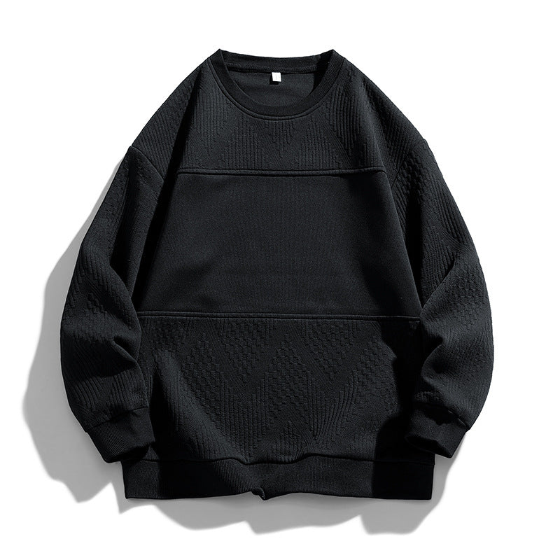 Simple And Versatile Casual Hoodless Pullover Sweater