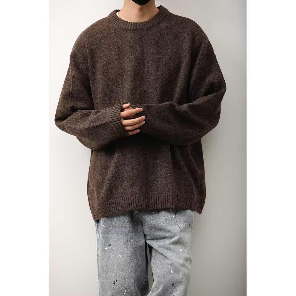 Men's Autumn And Winter Thermal Knitting Bottoming Shirt
