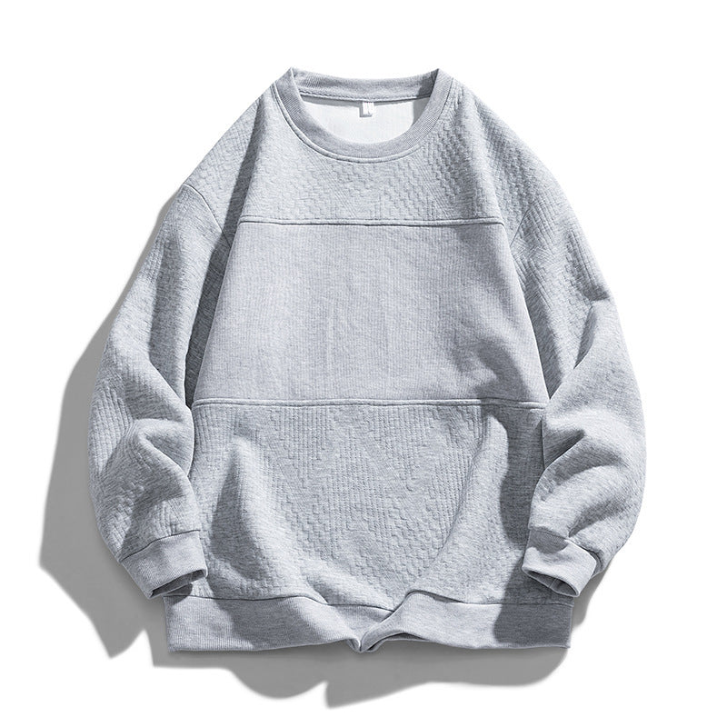 Simple And Versatile Casual Hoodless Pullover Sweater