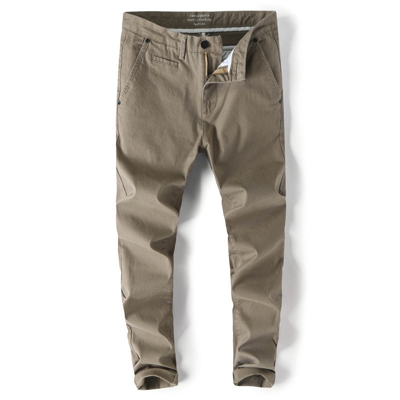 Trousers Slim Fit Straight Men