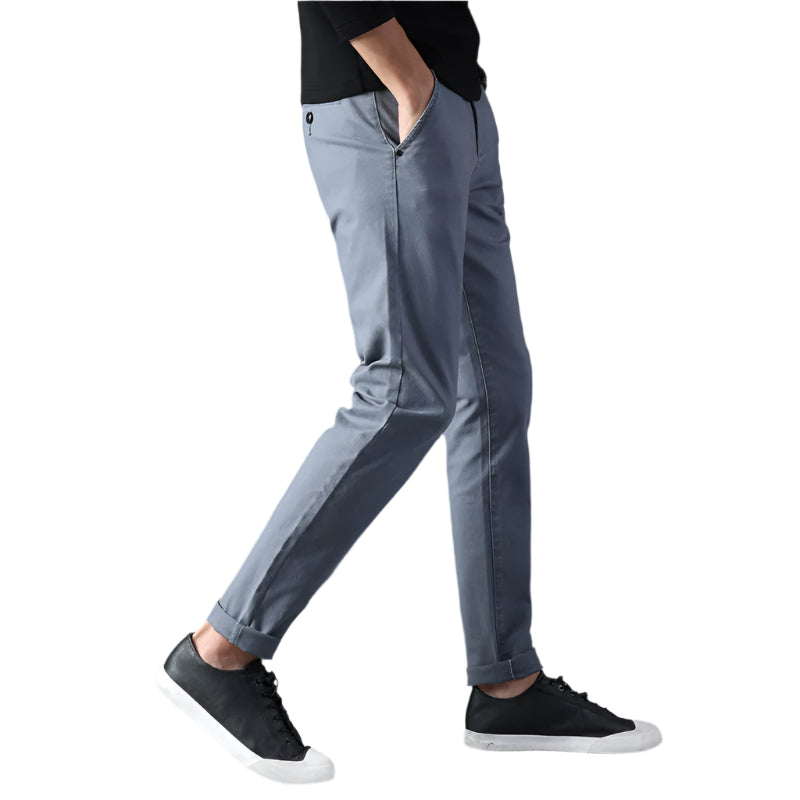 Trousers Slim Fit Straight Men
