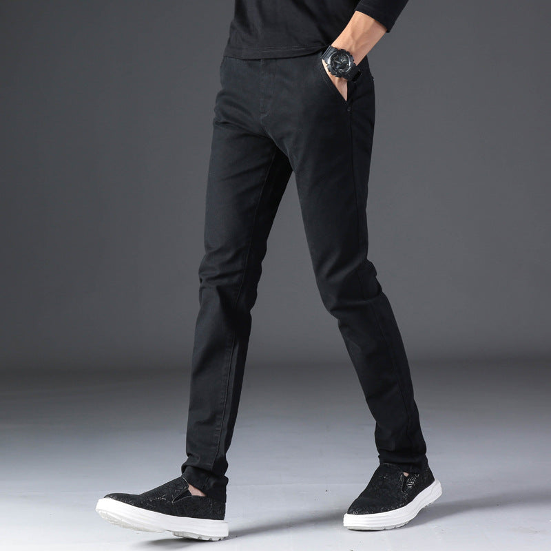 Trousers Slim Fit Straight Men