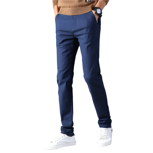 Trousers Slim Fit Straight Men