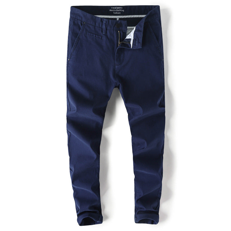 Trousers Slim Fit Straight Men