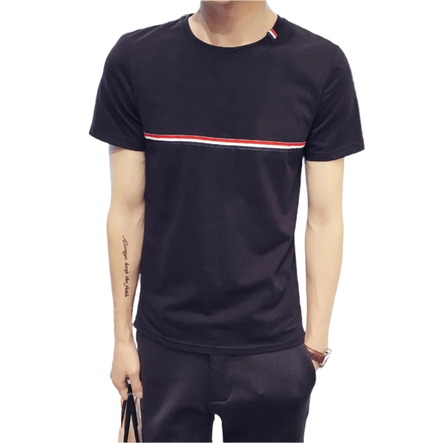 Men's T-shirt round neck T-shirt