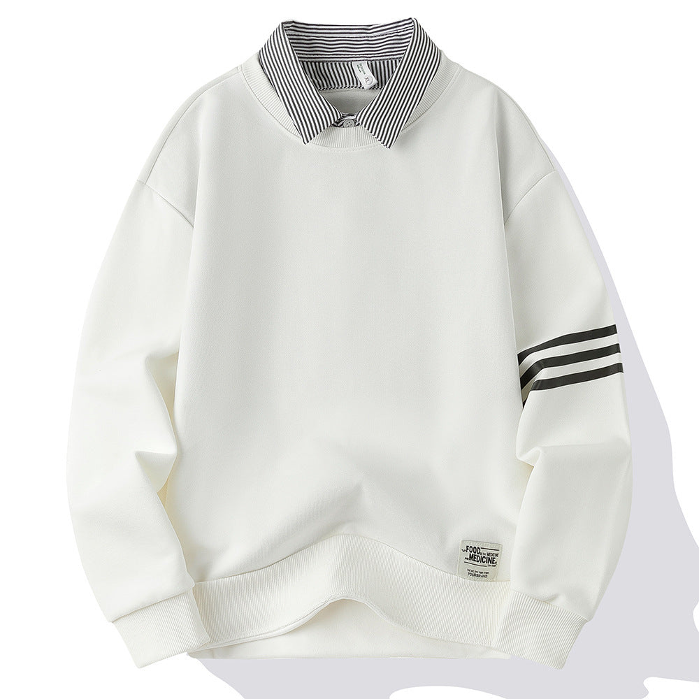 Sweaters Fleece-lined Casual Trendy Simple