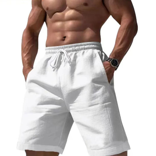 Season Loose Linen Cotton Shorts