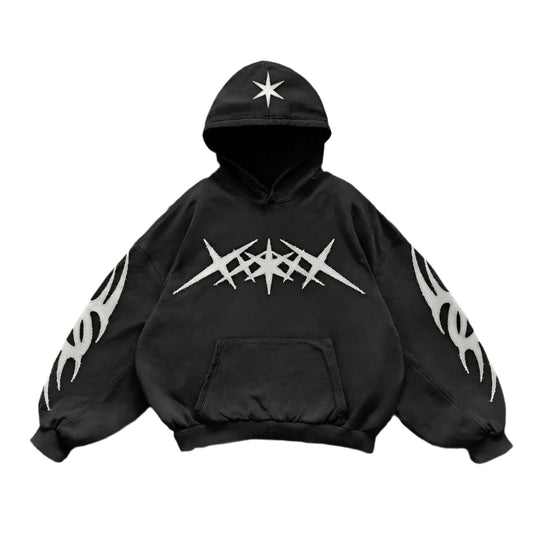 Fashionable Autumn Printed Pullover Hoodie