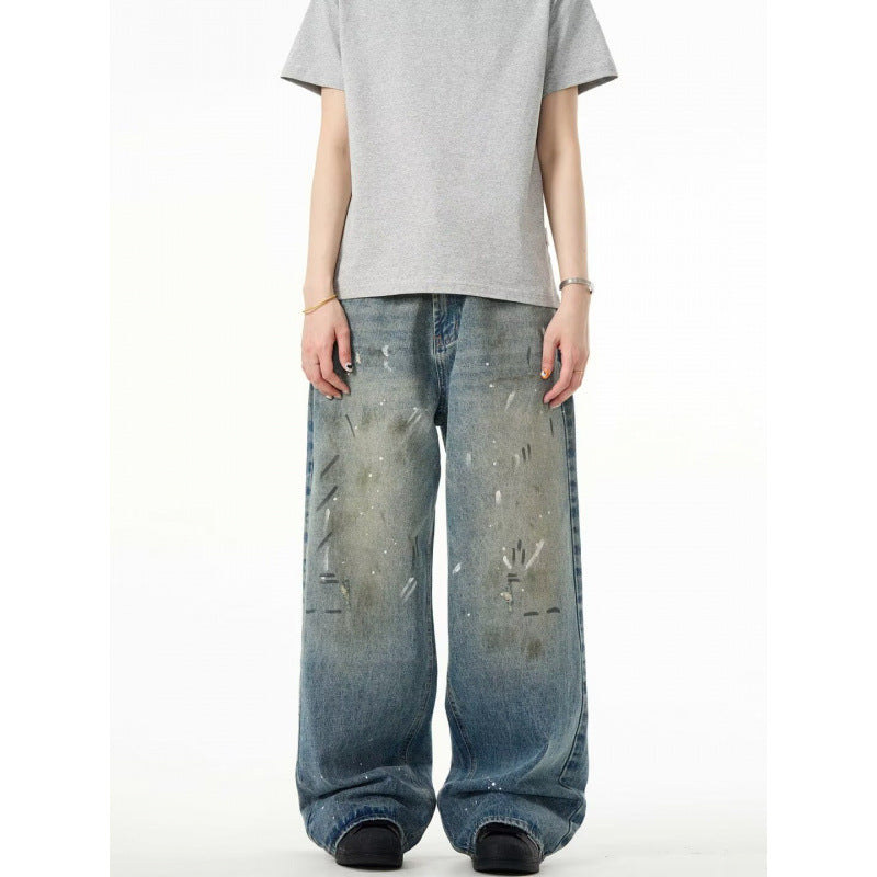 Men's Retro  Straight Trousers