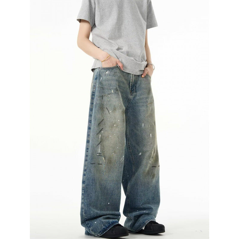 Men's Retro  Straight Trousers