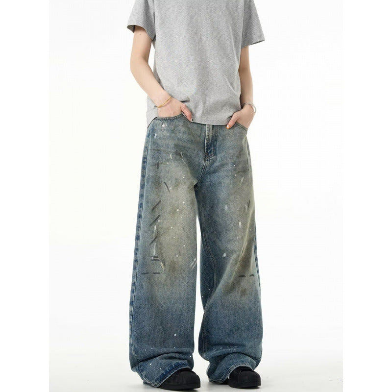 Men's Retro  Straight Trousers