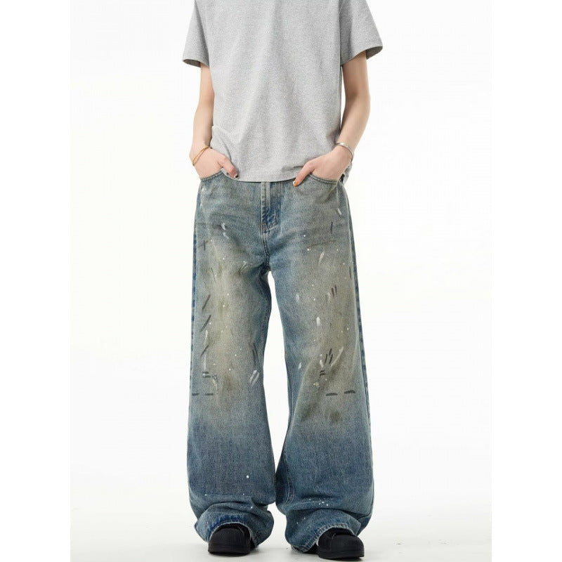 Men's Retro  Straight Trousers