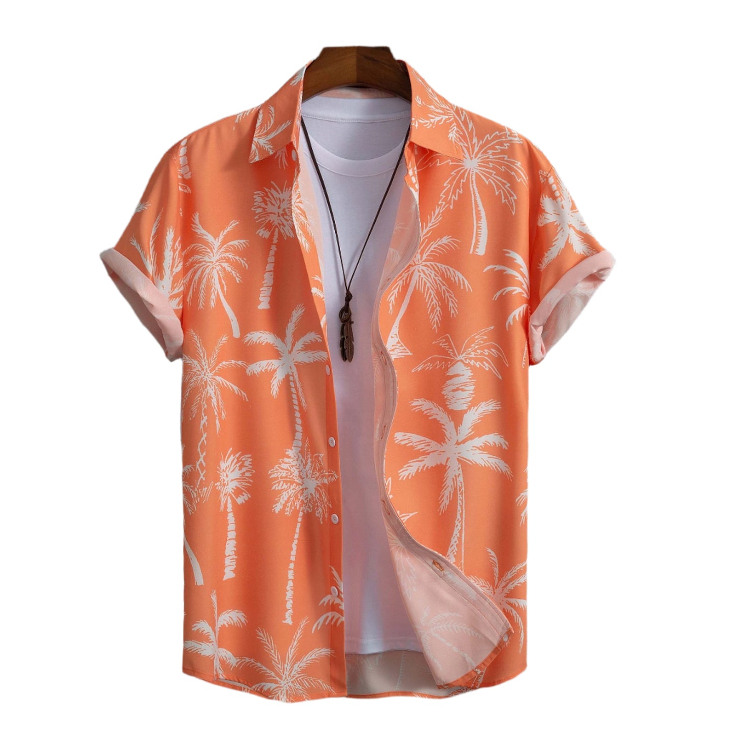 Hong Kong Style Street Digital Printing Men's Shirt