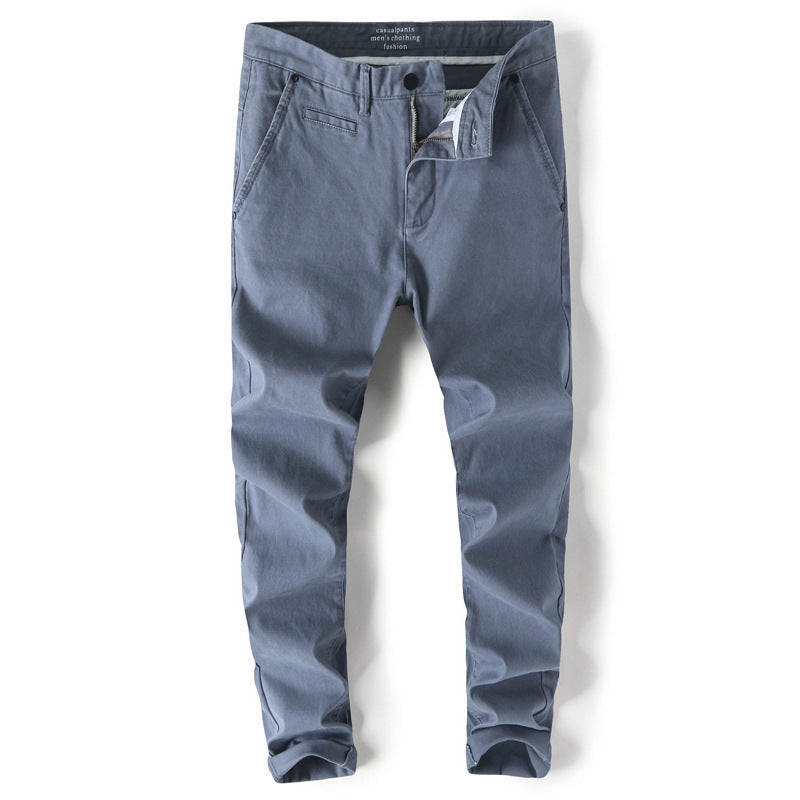 Trousers Slim Fit Straight Men