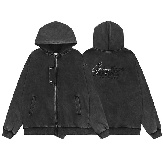 Old Hooded Jacket For Men