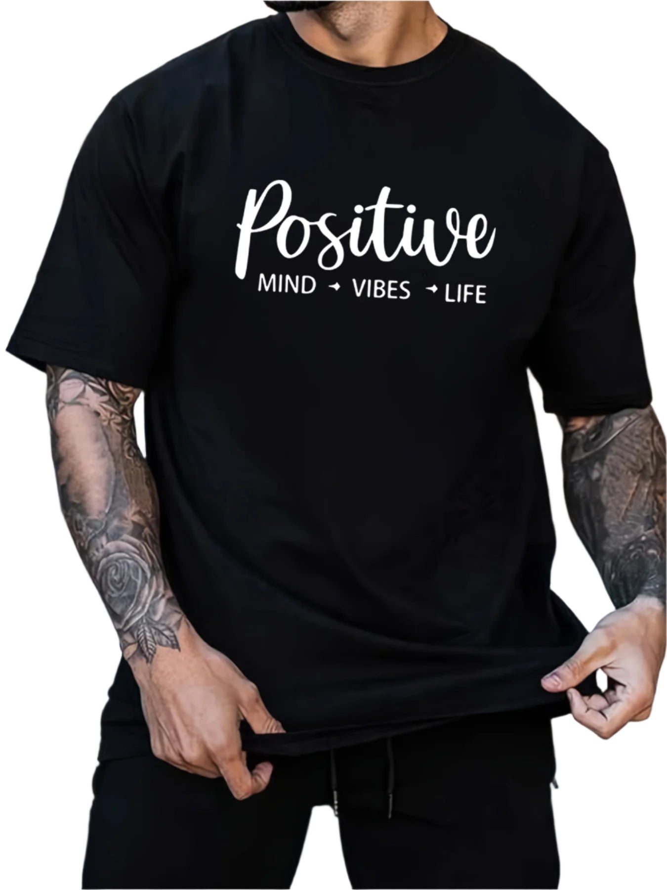 Men's T-shirt, Front Printed T-shirt, Summer, Spring, Autumn Casual Short Sleeved T-shirt, Top As A Gift