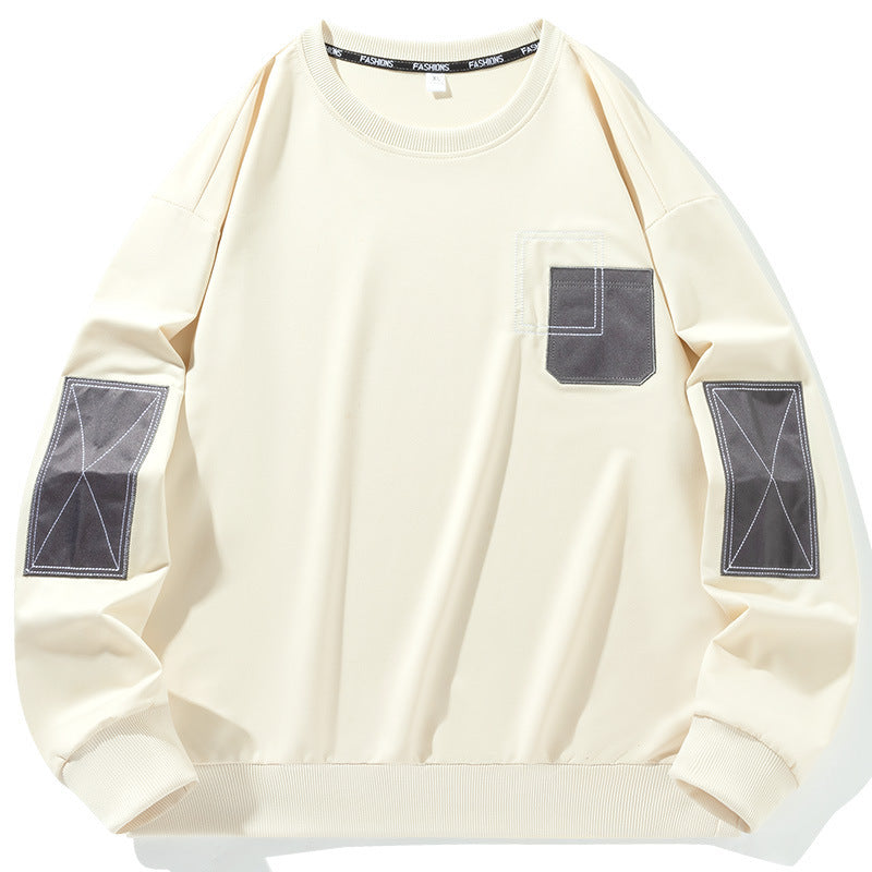 Round Neck Spring And Autumn Men's Top