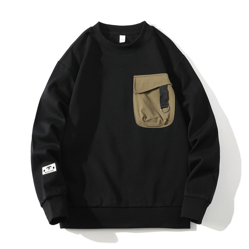 Pocket Youth Bottoming Shirt Long Sleeve