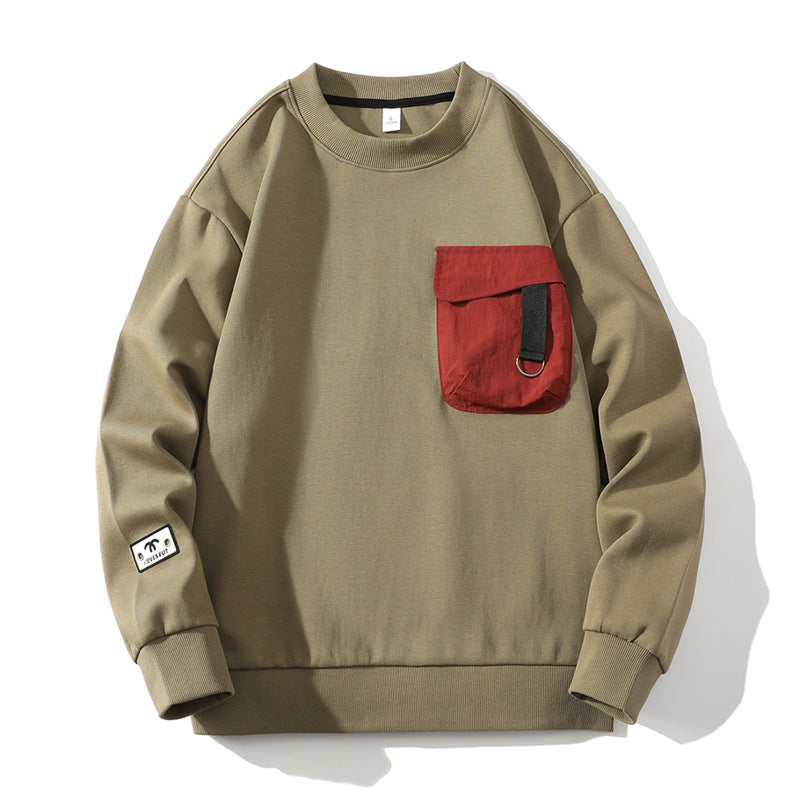 Pocket Youth Bottoming Shirt Long Sleeve