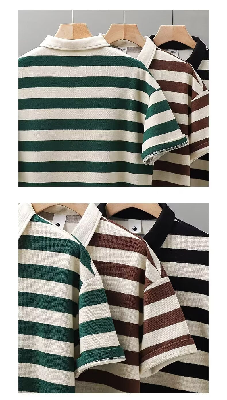 Fashionable All Match Lapel T-shirt