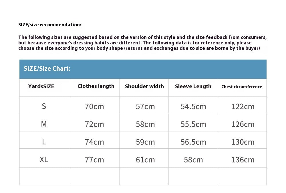 Long-sleeved Shirt Men's