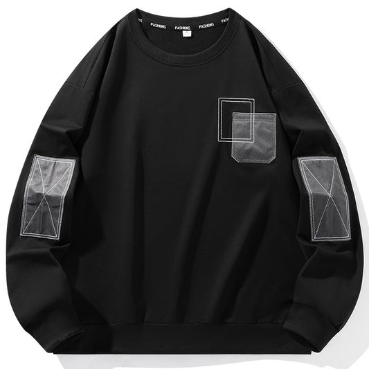 Round Neck Spring And Autumn Men's Top