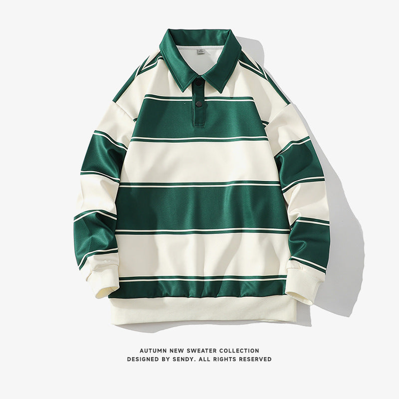 Men's  Casual Striped Sweater