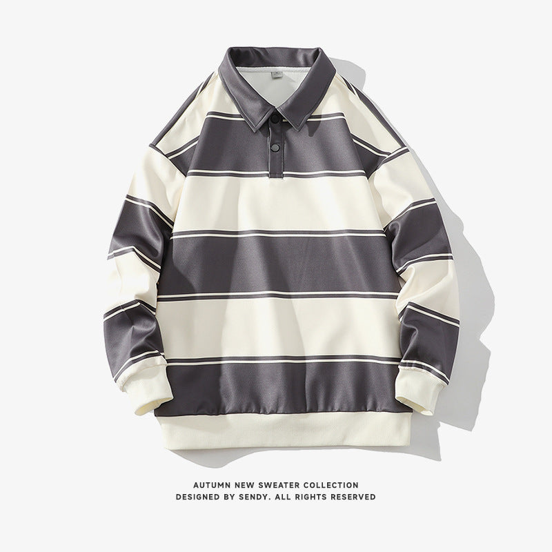 Men's  Casual Striped Sweater
