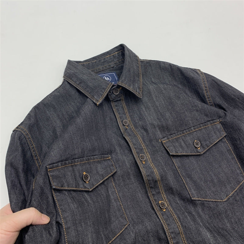 Men's Shirt  Overalls Denim