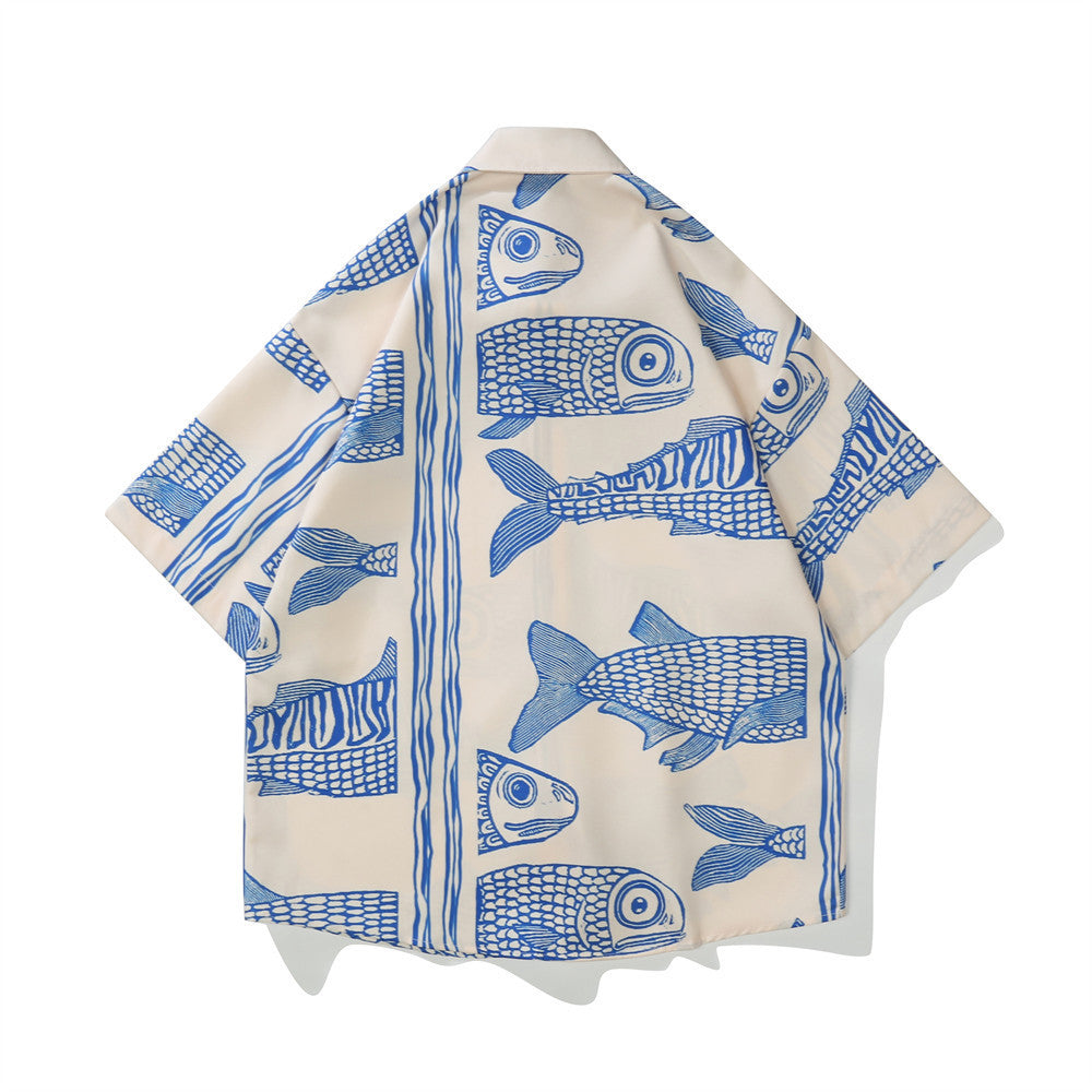 Lapel Shirt Half Sleeves