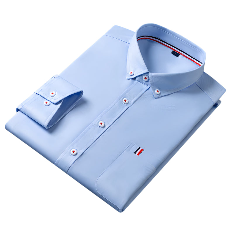Mens Casual Shirt Fashion Business Dress Shirts Men Clothes