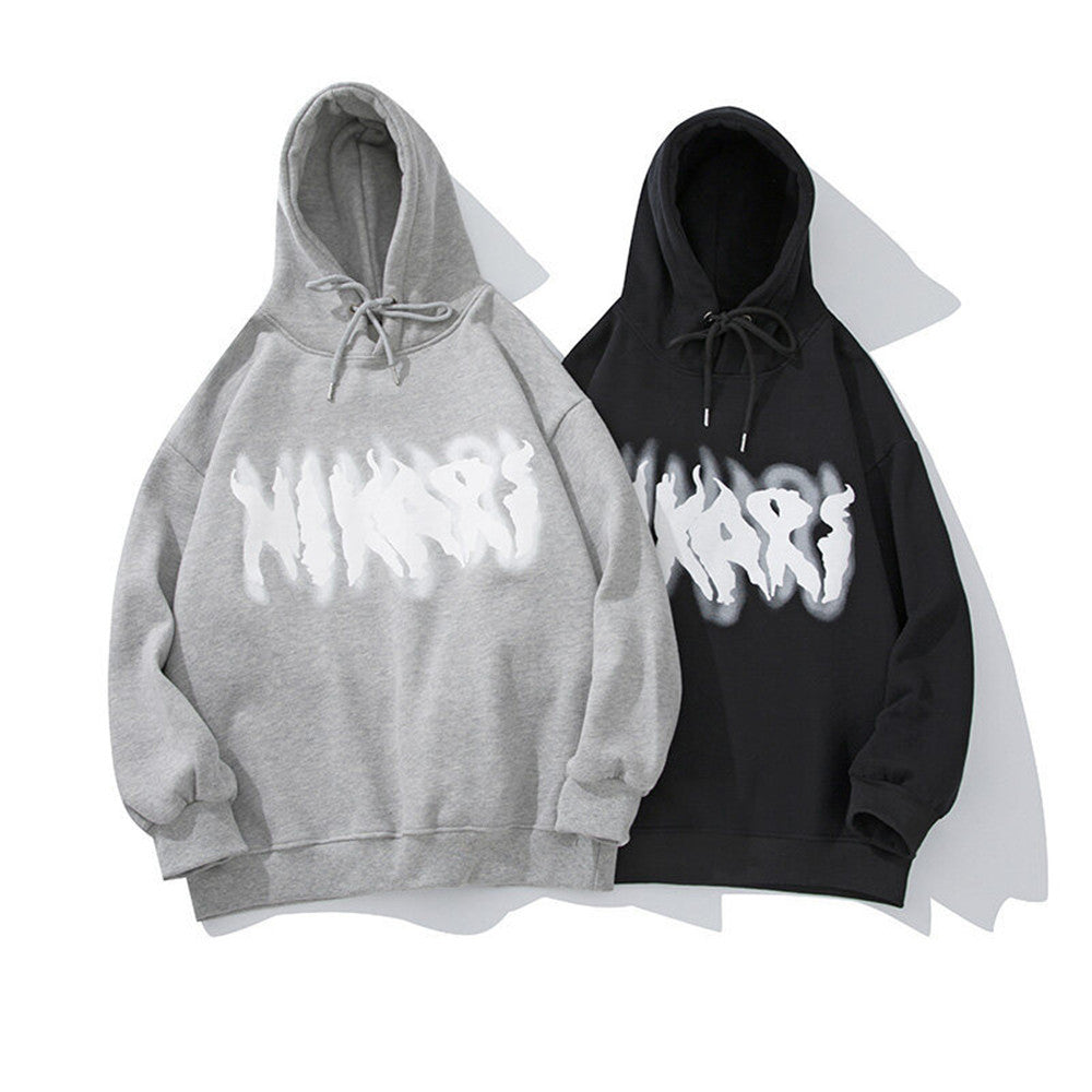 Street Fashion Men's Printed Loose Sweater